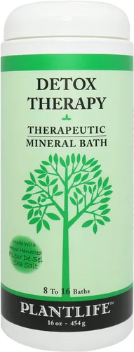 Plantlife Sales de baño Detox Therapy - Sales de baño de aromaterapia naturales directamente de la planta, equilibrar, calmar y liberar tensión en