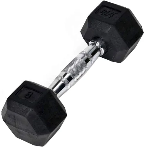 Miniatura 10 de JFIT Rubber Hex Dumbbell