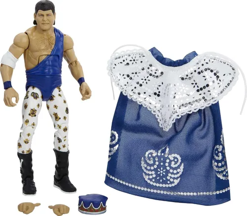 Miniatura 3 de WWE Jerry "The King" Lawler Elite Collection Series # 82 Figura de acción, 6 pulgadas/15,24 cm, regalo planteable, coleccionable para fans de 8 años