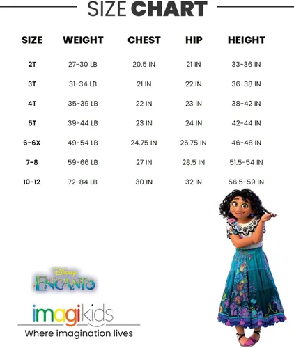 Miniatura 7 de Disney Encanto Mirabel - Conjunto de sudadera y pantalones para niñas pequeñas y grandes
