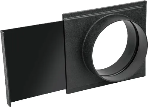 POWERTEC 70279 - Puerta de recolección de polvo, plástico ABS de 6 pulgadas, 1 paquete