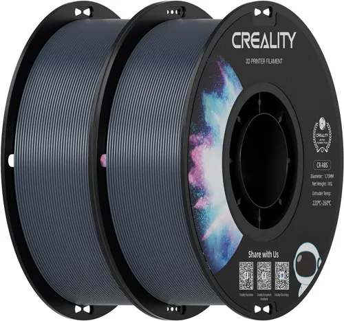 Miniatura 38 de Creality Filamento ABS de 1.75mm, color negro, 2 kg, paquete de filamento para impresora 3D, excelente resistencia, inodoro, no tóxico, estabilidad