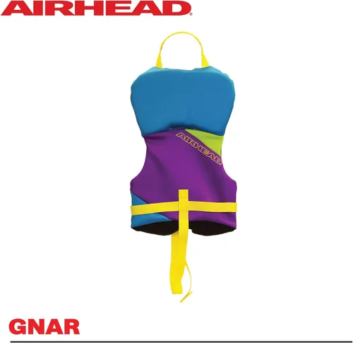 Miniatura 3 de Airhead Gnar Neolite Kwik-Dry Life Jacket - USCG Approved Type III PFD Life Vest, Lightweight Flexible Fit for Boating, Tubing & Watersports