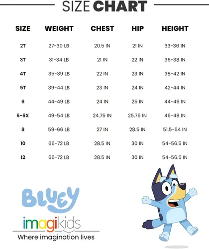 Miniatura 7 de Bluey Conjunto de sudadera con capucha y leggings de forro polar para niñas de niño a niño grande