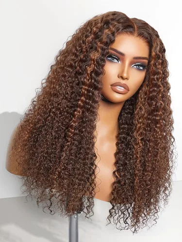 Miniatura 9 de LUVME HAIR - Peluca de cabello humano estilo Bob, de 8 pulgadas, precortada, sin pegamento, con cierre de encaje HD, predepilada, cabello humano