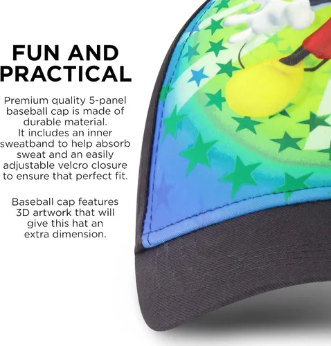 Miniatura 4 de Disney Boys Baseball Cap Mickey Mouse Adjustable Toddler Hat Ages 2-4 Or Boy Hats for Kids Ages 4-7