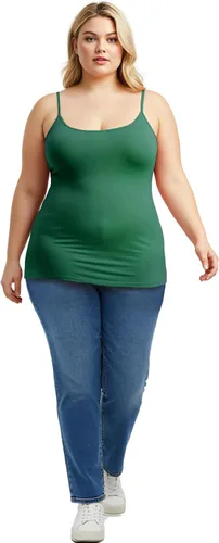 Miniatura 295 de Emmalise Camisola larga casual básica para mujer, con tirantes ajustables, top en capas