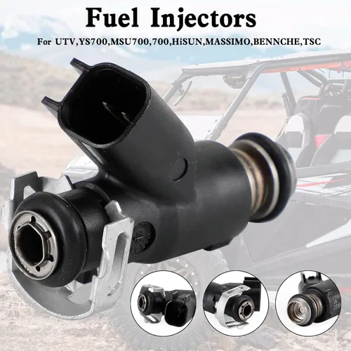 Miniatura 3 de 1 inyectores de combustible aptos para UTV, YS700, MSU700, 700, HiSUN, MASSIMO, BENNCHE, TSC, el inyector de combustible reemplaza 16400-007C-0000