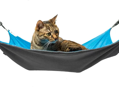 Hamaca Extra Grande para Gatos para Jaula, Cama Colgante, Alfombra Suave Lavable para Exteriores, Almohadilla Refrescante Impermeable para Gatitos,