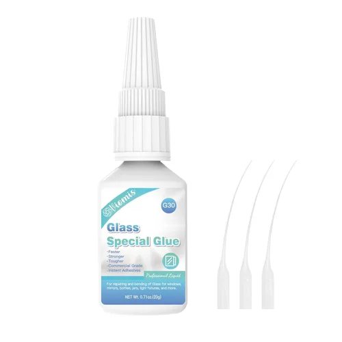 Miniatura 12 de 30g de pegamento cerámico, pegamento super cerámico instantáneo para reparación de porcelana y cerámica, secado rápido Resistente al calor