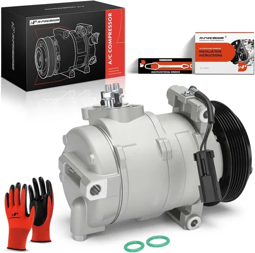 Miniatura 10 de A-Premium Compresor de aire acondicionado con embrague compatible con Jeep Wrangler 3.8L 2007-2011 Sport Utility