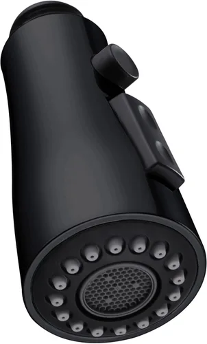 Angle Simple Pulverizador para fregadero de cocina, conector de rosca macho G de 1/2 o 13/16 pulgadas, probado según NSF/ANSI/CAN 61 y 372, Negro