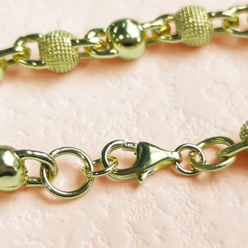 Miniatura 6 de Cierre de garra de langosta de plata esterlina 925 chapada en oro de 14K con anillos de salto cerrados, cierres y broches de collar adecuados