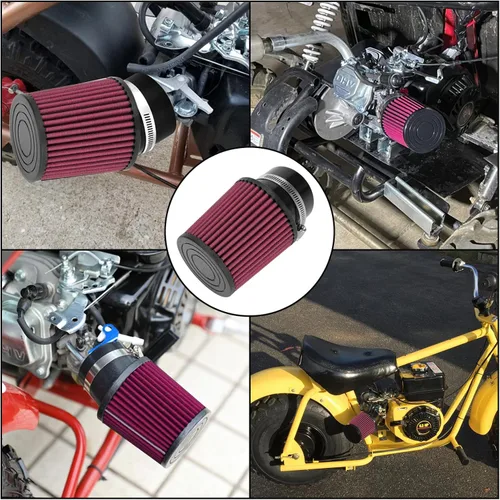 Miniatura 8 de FVRITO - Kit de adaptador de filtro de aire mejorado para Predator 212cc 196cc Coleman CT200U BT200X KT196 6.5Hp Motor Clon Mini Bike Go Kart Piezas
