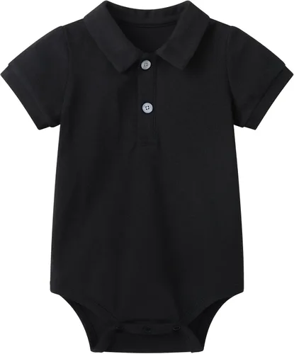 Miniatura 135 de pureborn Mameluco de algodón súper suave para bebés niños y niñas de 0 a 24 meses