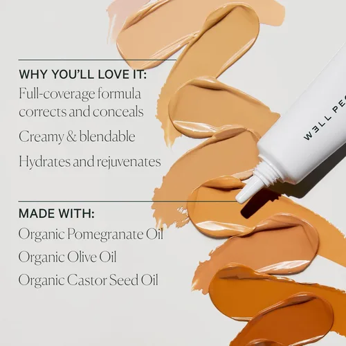 Miniatura 4 de Corrector Bio de Well People, cobertura completa, corrector líquido nutritivo para ocultar y corregir, fórmula hidratante, vegano/libre de crueldad