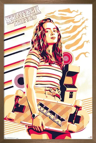 Miniatura 15 de Trends International Netflix Stranger Things: Season 3 - Póster de pared máximo, 14.725 x 22.375 pulgadas, versión enmarcada de madera de granero