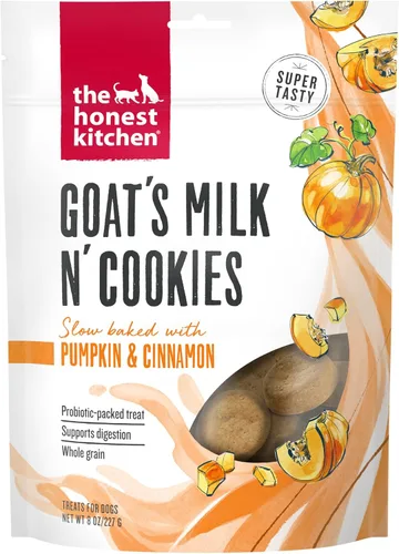 Miniatura 9 de The Honest Kitchen Galletas de leche de cabra N' Cookies: horneadas lentamente con arándanos y vainilla, bolsa de 8 onzas