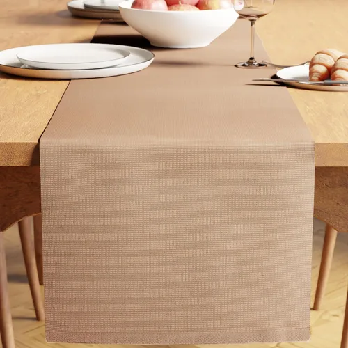Miniatura 19 de Encasa XO Camino de mesa de comedor de 13 x 72 pulgadas Algodón acanalado fino teñido con hilo Azul escalera Lavable a máquina Escalera Azul