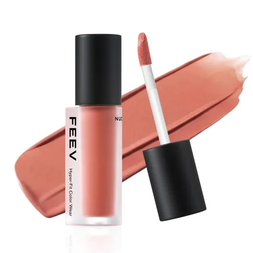 Miniatura 11 de Feev Hyper-Fit Color Wear Tinte de labios Velvet Cream mate, tinte de labios vegano y seguro para pieles sensibles (#02 Fancy Mauve)