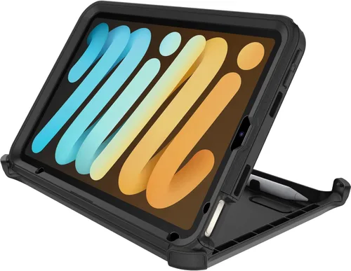 Miniatura 6 de OtterBox Defender Series - Funda para iPad mini (6ª generación), color negro, resistente, duradera, protección multicapa, resistente, duradera