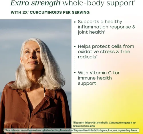 Miniatura 3 de Suplemente dietético MegaFood Turmeric Strength para todo el cuerpo, 051494100103, 120, 1