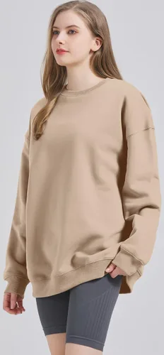 Miniatura 6 de onlylan Cloud - Sudadera de gran tamaño para mujer, cuello redondo, sudadera de moda de otoño 2023, suéteres con capucha
