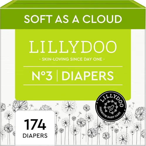 Miniatura 13 de LILLYDOO Pañales desechables para bebé, talla 6 (29+ libras), 57 unidades, protección absorbente contra fugas, ultra suave, piel sensible