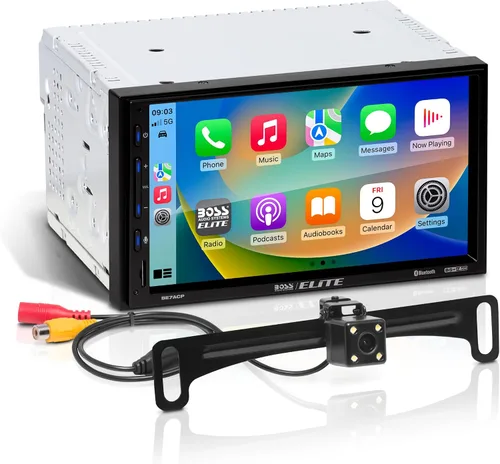 Miniatura 7 de BOSS Audio Systems Elite BE7ACP Estéreo de Coche - Pantalla de 7", Unidad Principal de Apple CarPlay y Android Auto, Estéreo de Coche Doble DIN