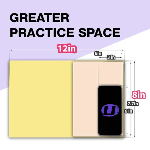 Miniatura 2 de Piel falsa de 0.118 in – Usiriy Tattoo Skin 3pcs 8x12" Tattoo Practice Skin Thick Synthetic Soft Silicone Skin Practice Pads Piel Sintetica Para