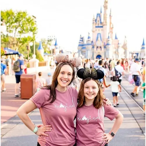 Miniatura 3 de Camisa mágica para mujer camiseta de Reino mágico camiseta de vacaciones familiares camiseta de manga corta con estampado de castillo