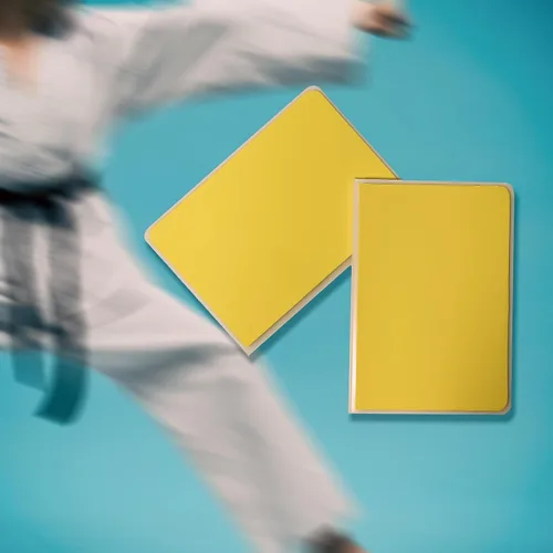 Miniatura 5 de Trademark Innovations Equipo de entrenamiento de artes marciales Tabla de romper tablas de karate para romper tablas de taekwondo 4 niveles