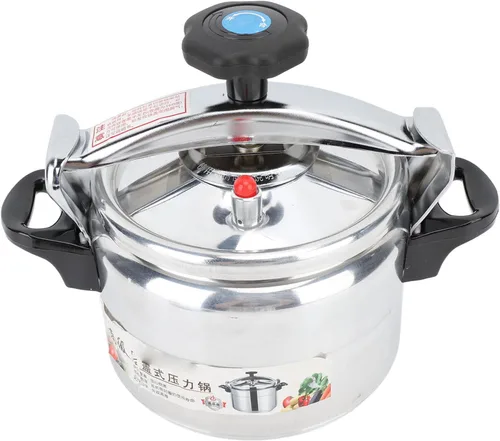 Olla a presión gruesa de aluminio de gran capacidad, antiadherente, a prueba de explosiones, revestimiento antiadherente, para guisar, cocinar al
