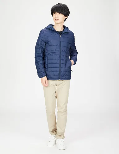 Miniatura 4 de Tienda Essentials Men's Lightweight Water-Resistant Packable Hooded Puffer Jacket