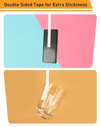 Miniatura 3 de 8 Rollos de Cinta de Doble Cara Fina de Varios Tamaños para Manualidades, Artes, Álbumes de Recortes, Fotografía, Respaldo de Papel, Fácil de Rasgar
