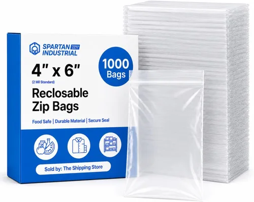 Miniatura 9 de Bolsas reutilizables, 1000 unidades, con cierre