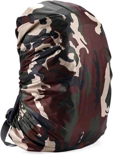 Miniatura 9 de Cubierta impermeable para mochila Silfrae de 30 L a 100 L, cubierta de lluvia para mochila para viajes, escalada, senderismo