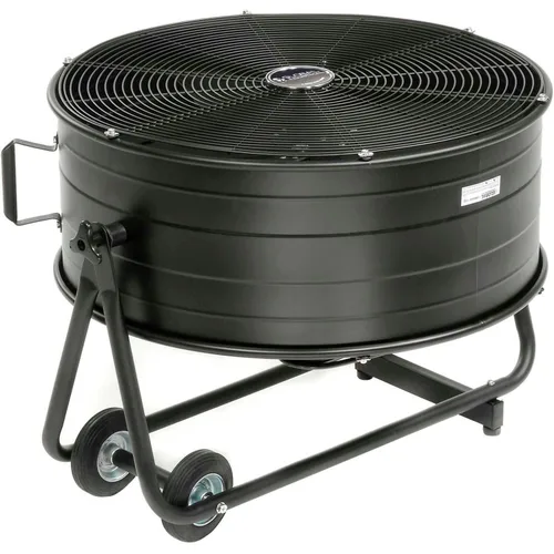 Miniatura 3 de Global Industrial Ventilador de tambor inclinable portátil de 24" de diámetro, 7700 CFM, 1/3 HP, 1 fase, 2 velocidades, 120 voltaje, 1100 RPM
