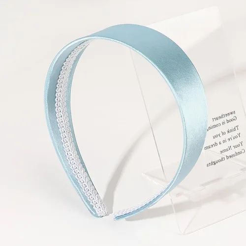 Miniatura 5 de Ivyu Diadema Azul Cenicienta - Azul Claro Teal, Diadema Ancha Gruesa para Mujeres y Niñas, Estilo de los 70