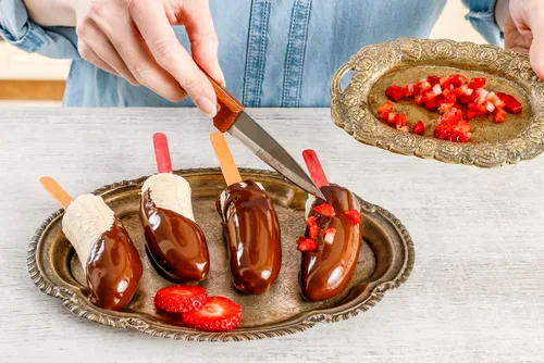 Miniatura 6 de Una mezcla de fondue de cereza y chocolate (paquete de 3), sabor natural, sin MSG, sin gluten. Sin conservantes, fácil de hacer, inmersión