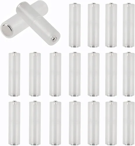 Miniatura 11 de 10 unids AAA a AA convertidor AAA a AA adaptador de batería AAA a AA convertidor de batería titular AAA a AA adaptador para AAA a AA batería