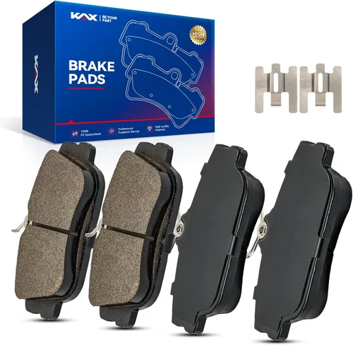 Miniatura 112 de KAX Pastillas de freno D369 Pastillas de freno delanteras de cerámica para C1500 1988-1999, K1500 1988-1999, Ram 1500 1994-1999, K2500 1988-2000