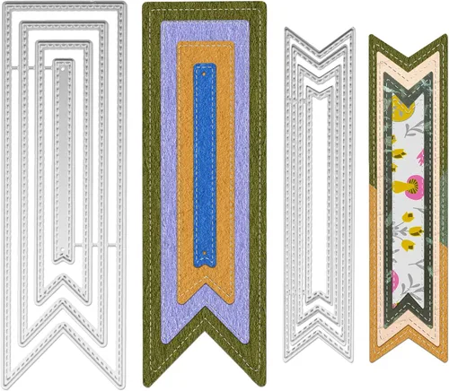 Miniatura 8 de Die Cuts for Card Making 5 Pieces, Metal Stencils Cutting Dies for Card Making DIY Happy Birthday Balloons Cake, Scrapbooking Embossing Album Card