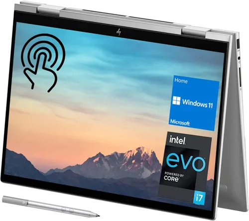 HP Envy x360 - Laptop 2 en 1, pantalla táctil FHD de 15.6 pulgadas, Intel Core i7-1255U de 12ª generación, 32 GB de RAM, SSD PCIe de 1 TB, cámara