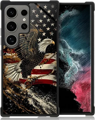 Miniatura 6 de ZHEGAILIAN Funda para Samsung Galaxy S22 Ultra - Thin Blue Line American Flag Design, protección contra caídas para pantalla de 6,8 pulgadas