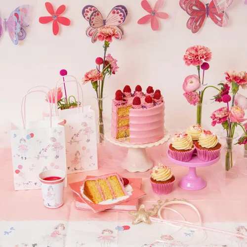 Miniatura 6 de Bonita guirnalda de mariposas rosadas, decoraciones de cumpleaños para niñas y niños, suministros de fiesta, decoración de habitación infantil, baby