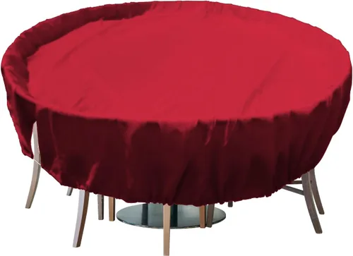Miniatura 11 de Fundas para muebles de patio, impermeables, resistentes a los rayos UV, resistentes a los rayos UV, para exteriores, mesa redonda y rectangular