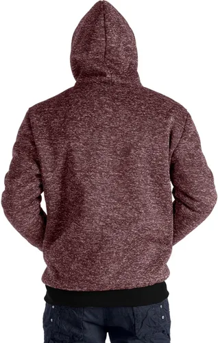 Miniatura 3 de Facitisu - Sudaderas de vellón pesado con capucha para hombre, con cremallera de invierno, talla grande