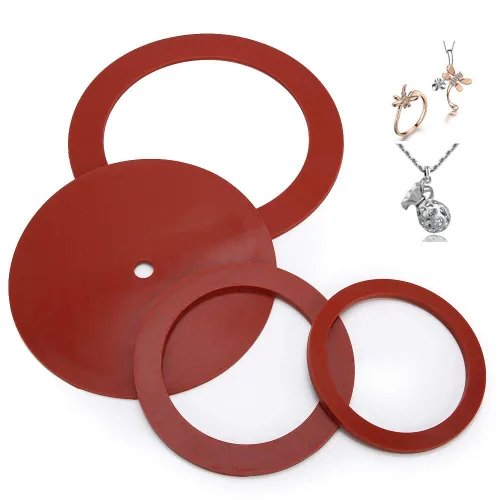 Miniatura 6 de 4 juntas de goma para joyería, junta de máquina de fundición de goma, herramientas profesionales de fabricación de joyas, accesorios para máquina