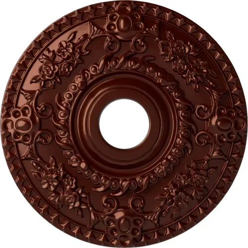 Miniatura 29 de Ekena Millwork CM18RORUS Medallón de techo de rosa, 18.0 in de diámetro exterior x 3.5 in de diámetro interior x 1.4 in de diámetro interior x 1.4
